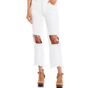 Free people white jeans